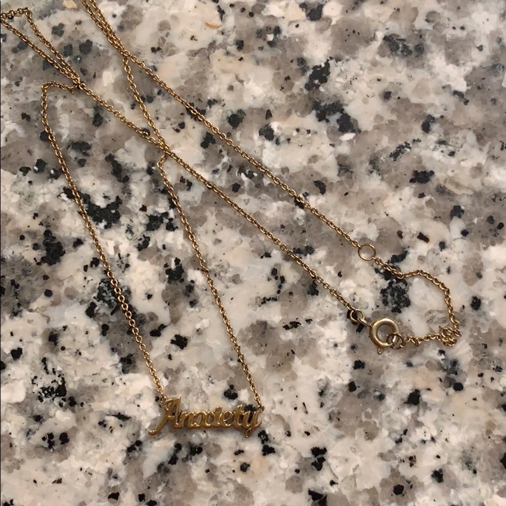 Anxiety necklace by Bando